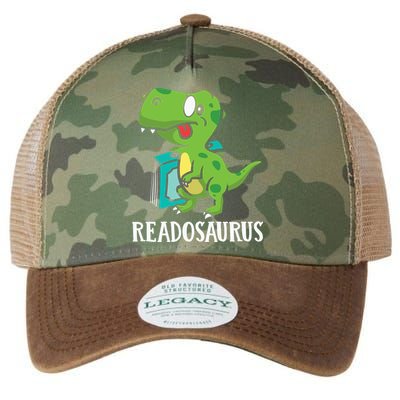 Funny Reading Book Readers Dinosaur Dino Apparel Legacy Tie Dye Trucker Hat