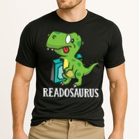 Funny Reading Book Readers Dinosaur Dino Apparel Performance Shirt