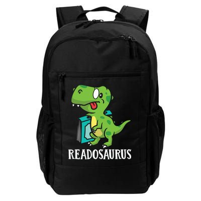 Funny Reading Book Readers Dinosaur Dino Apparel Backpack