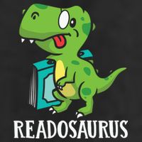 Funny Reading Book Readers Dinosaur Dino Apparel 25L Jumbo Tote
