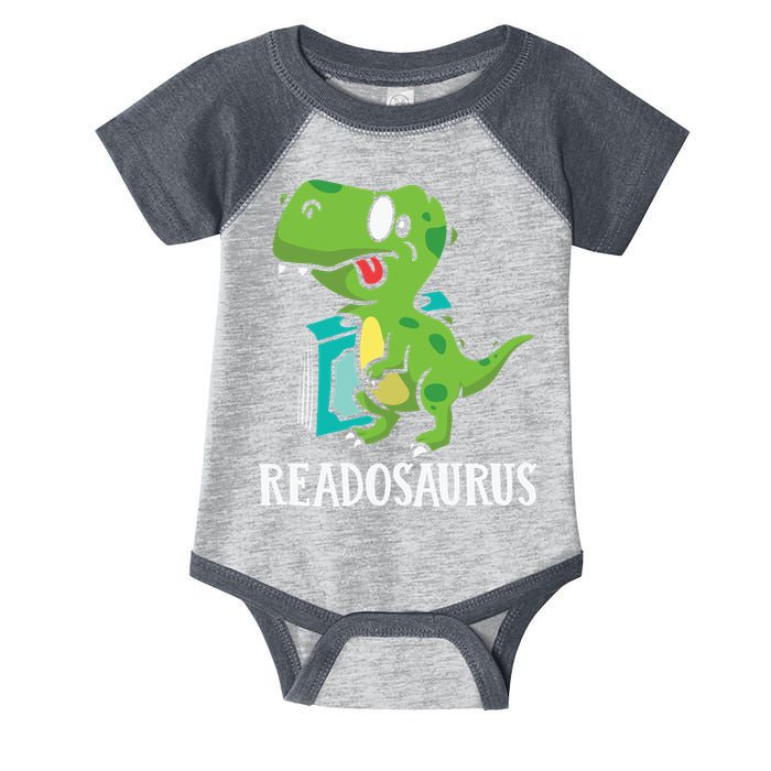 Funny Reading Book Readers Dinosaur Dino Apparel Infant Baby Jersey Bodysuit