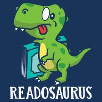 Funny Reading Book Readers Dinosaur Dino Apparel Infant Baby Jersey Bodysuit