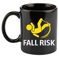 Fall Risk Balance Issues Funny Fall Risk 11oz C Handle Ceramic Mug