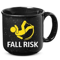 Fall Risk Balance Issues Funny Fall Risk 15oz Campfire Ceramic Mug