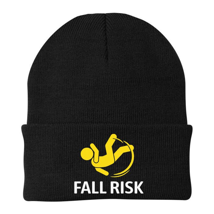 Fall Risk Balance Issues Funny Fall Risk Beanie