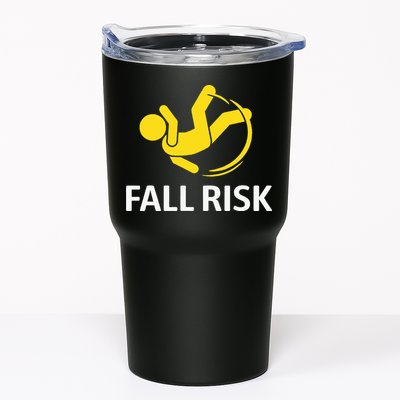 Fall Risk Balance Issues Funny Fall Risk Tumbler