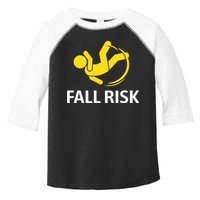 Fall Risk Balance Issues Funny Fall Risk Toddler Fine Jersey T-Shirt