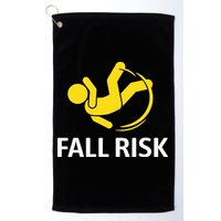 Fall Risk Balance Issues Funny Fall Risk Golf Towel