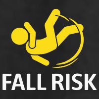 Fall Risk Balance Issues Funny Fall Risk Golf Towel
