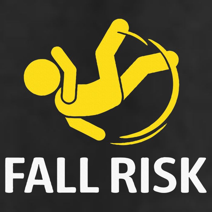 Fall Risk Balance Issues Funny Fall Risk Golf Towel
