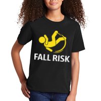 Fall Risk Balance Issues Funny Fall Risk Kids T-Shirt