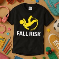 Fall Risk Balance Issues Funny Fall Risk Kids T-Shirt