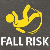 Fall Risk Balance Issues Funny Fall Risk Cotton Canvas Backpack