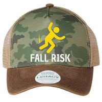 Fall Risk Balance Issues Funny Fall Risk Legacy Tie Dye Trucker Hat