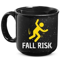 Fall Risk Balance Issues Funny Fall Risk 15oz Campfire Ceramic Mug
