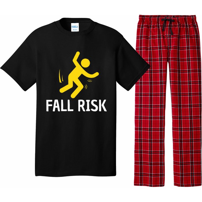 Fall Risk Balance Issues Funny Fall Risk Pajama Set