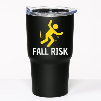Fall Risk Balance Issues Funny Fall Risk Tumbler