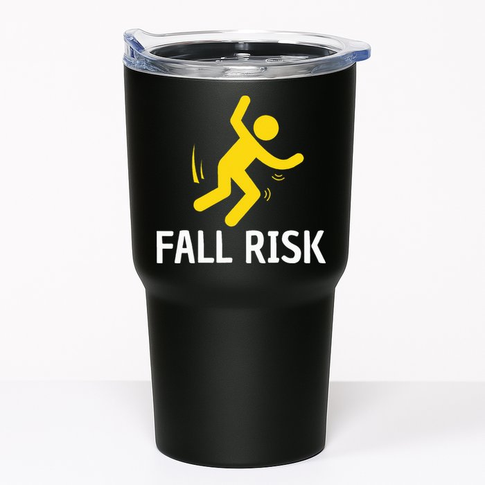 Fall Risk Balance Issues Funny Fall Risk Tumbler
