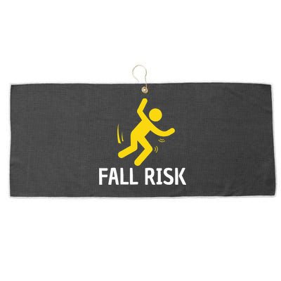 Fall Risk Balance Issues Funny Fall Risk Large Microfiber Waffle Golf Towel