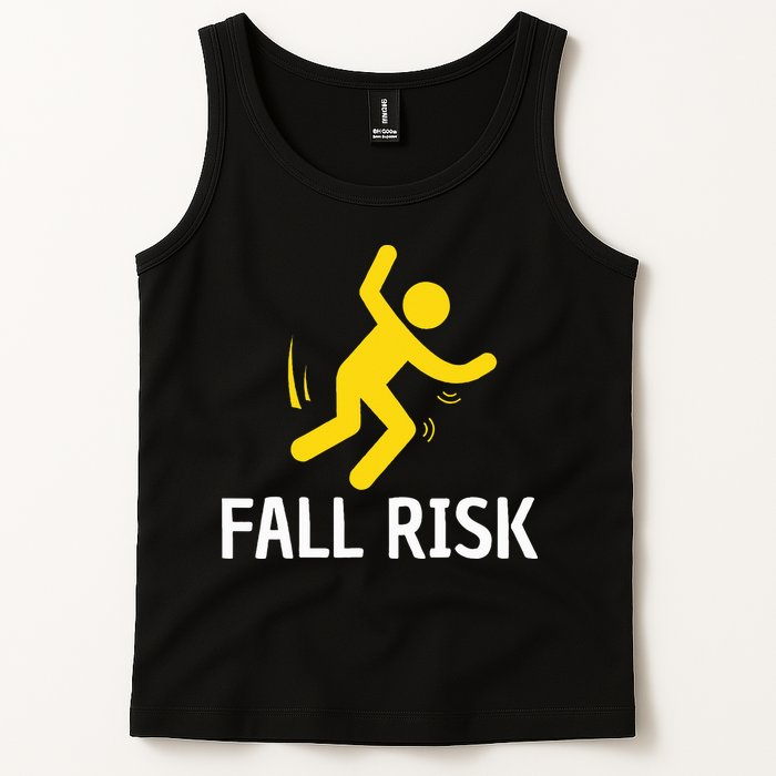 Fall Risk Balance Issues Funny Fall Risk Tank Top