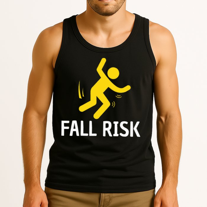 Fall Risk Balance Issues Funny Fall Risk Tank Top