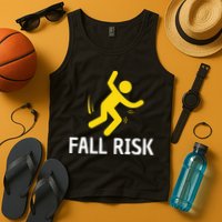 Fall Risk Balance Issues Funny Fall Risk Tank Top