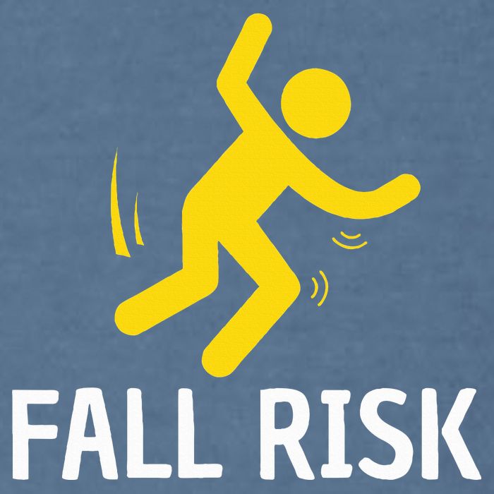 Fall Risk Balance Issues Funny Fall Risk Garment-Dyed Sweatshirt
