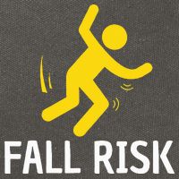 Fall Risk Balance Issues Funny Fall Risk Cotton Canvas Backpack