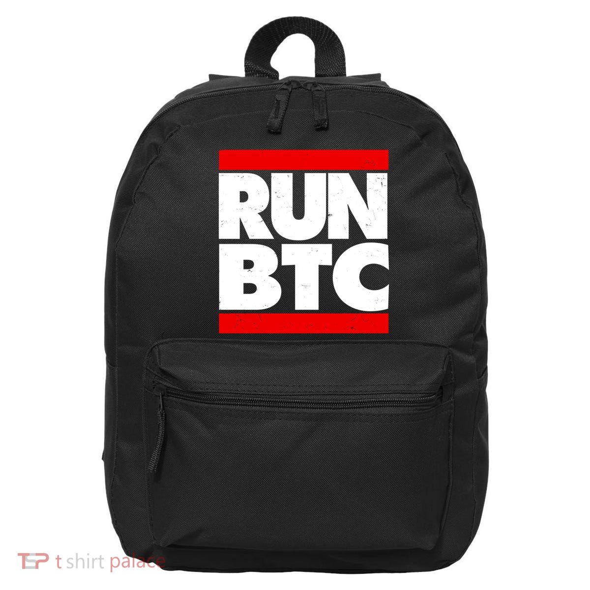 Funny Run BTC Bitcoin Logo 16 in Basic Backpack