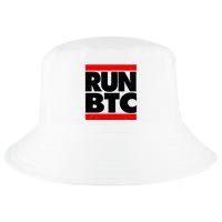 Funny Run BTC Bitcoin Logo Cool Comfort Performance Bucket Hat