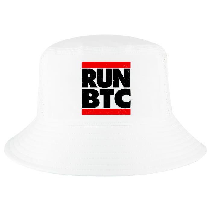 Funny Run BTC Bitcoin Logo Cool Comfort Performance Bucket Hat