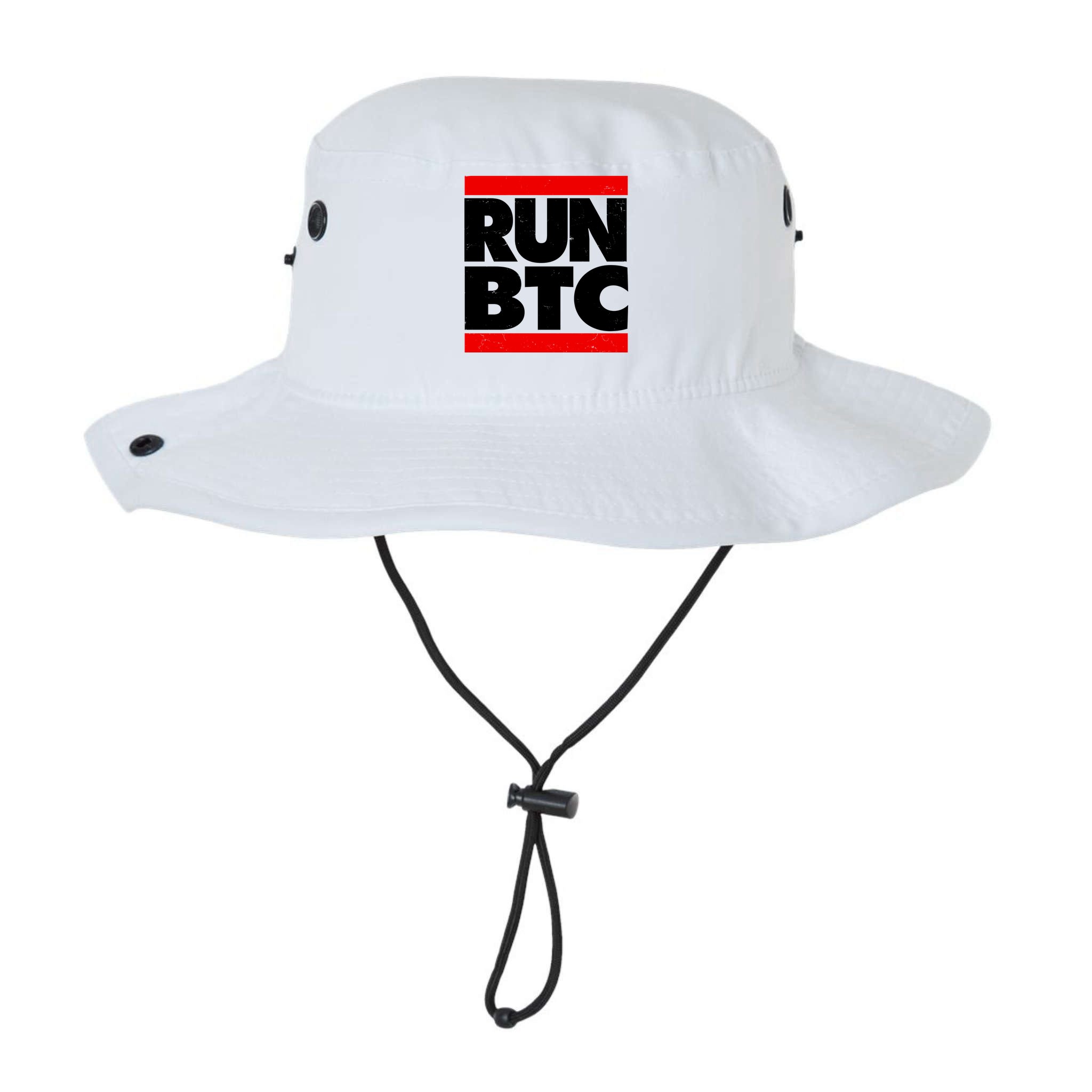 Funny Run BTC Bitcoin Logo Bucket Hat