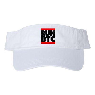 Funny Run BTC Bitcoin Logo Visor