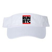 Funny Run BTC Bitcoin Logo Visor