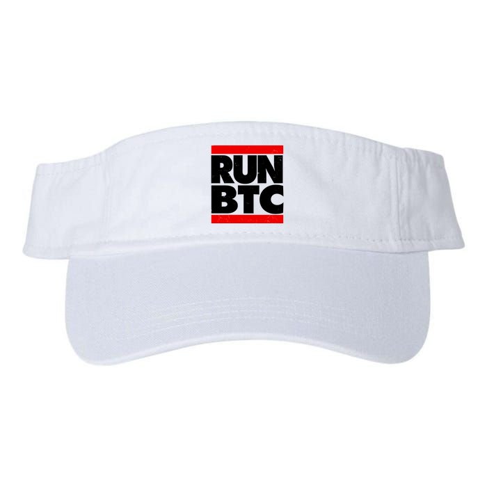 Funny Run BTC Bitcoin Logo Visor