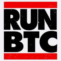 Funny Run BTC Bitcoin Logo Short Acrylic Beanie
