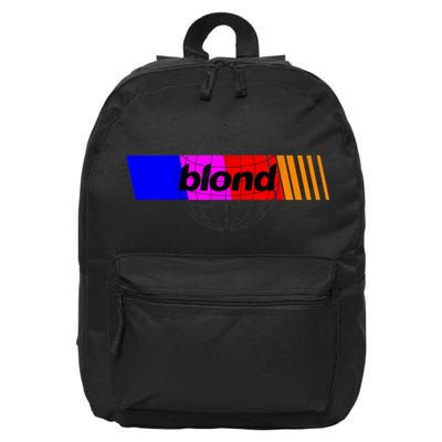Frank Rapper Blond R&B Album Ocean Globe Worldwide Merch  16 in Basic Backpack
