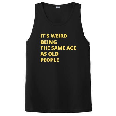 Funny Retirement Birthday Old People Sayings PosiCharge Competitor Tank