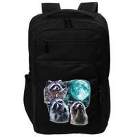 Funny Raccoon Boxer Trash Money We Gettin Rich Impact Tech Backpack