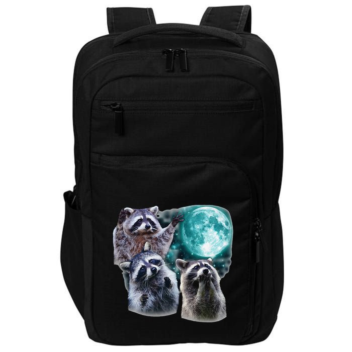 Funny Raccoon Boxer Trash Money We Gettin Rich Impact Tech Backpack