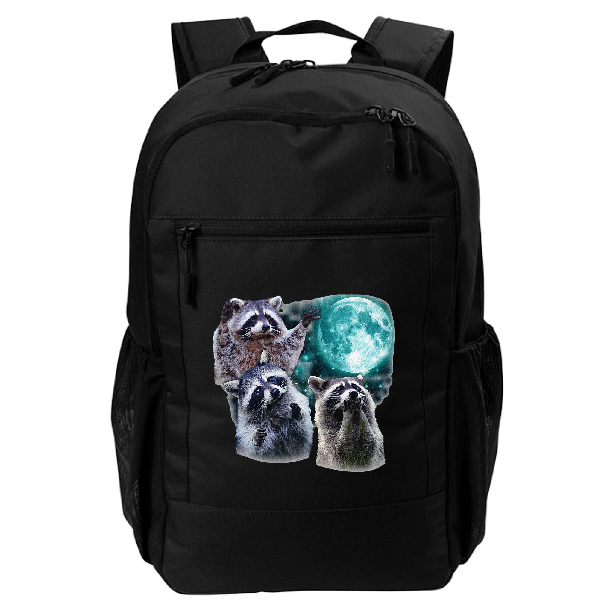Funny Raccoon Boxer Trash Money We Gettin Rich Backpack