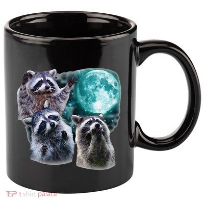 Funny Raccoon Boxer Trash Money We Gettin Rich 11oz C Handle Ceramic Mug