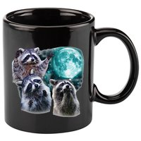 Funny Raccoon Boxer Trash Money We Gettin Rich 11oz C Handle Ceramic Mug