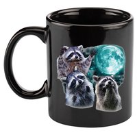 Funny Raccoon Boxer Trash Money We Gettin Rich 11oz C Handle Ceramic Mug