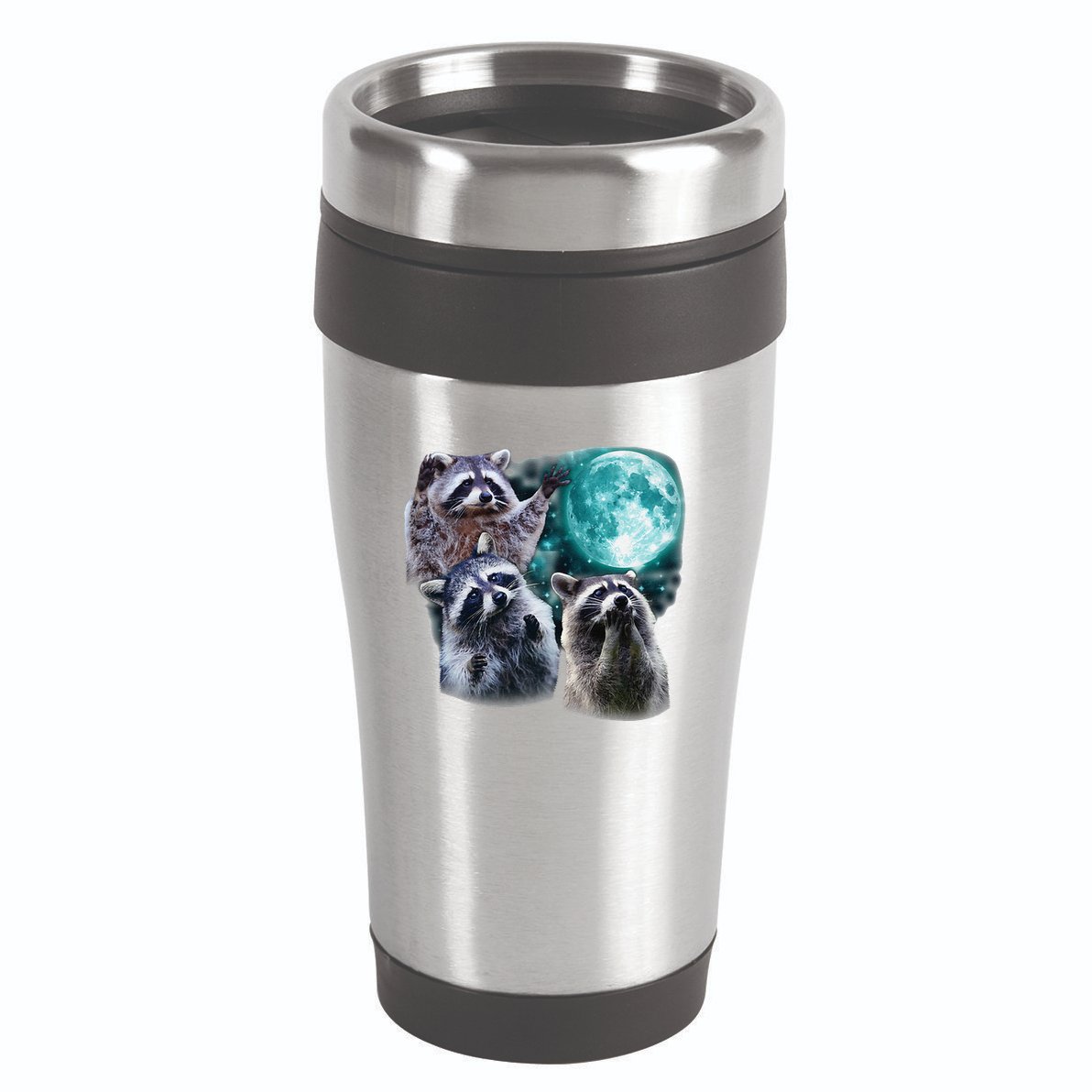 Funny Raccoon Boxer Trash Money We Gettin Rich 16oz Travel Tumbler