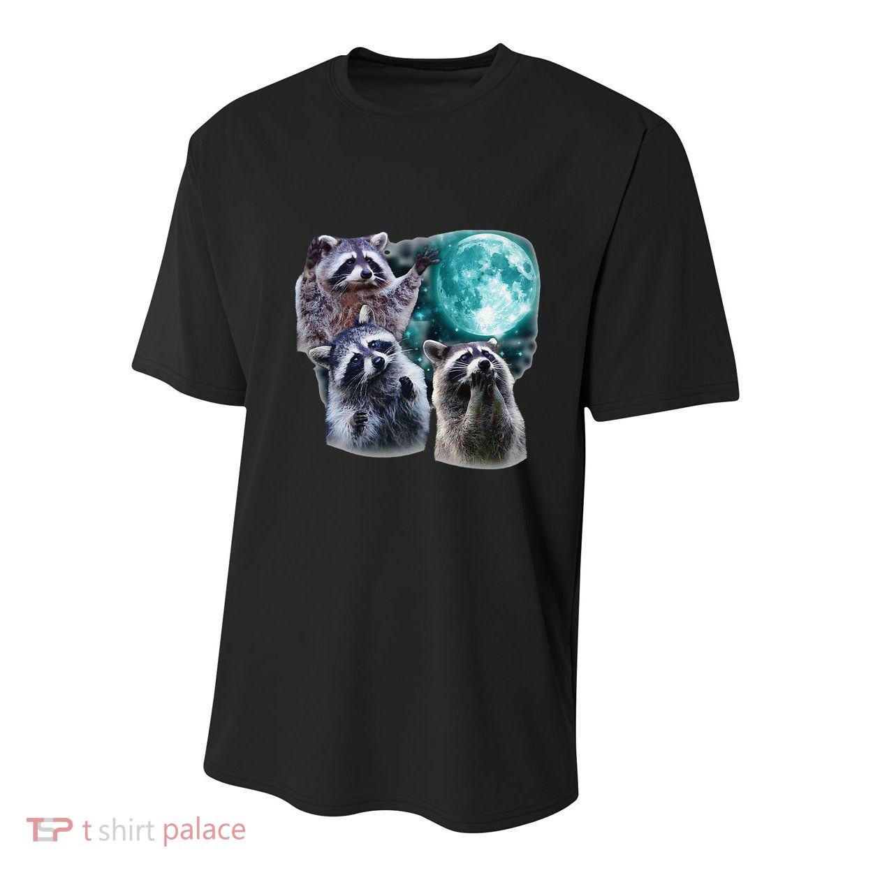 Funny Raccoon Boxer Trash Money We Gettin Rich Youth Performance Sprint T-Shirt