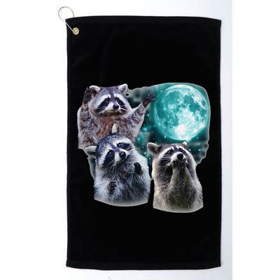 Funny Raccoon Boxer Trash Money We Gettin Rich Golf Towel