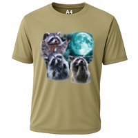 Funny Raccoon Boxer Trash Money We Gettin Rich Cooling Performance Crew T-Shirt