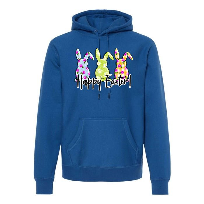 Funny Rabbits Bunnies Happy Easter Day Meaningful Gift Premium Hoodie