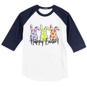 Funny Rabbits Bunnies Happy Easter Day Meaningful Gift Baseball Sleeve Shirt